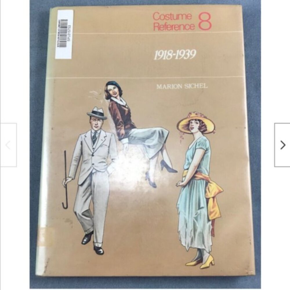1918-1939 Fashion Design Costume Sewing Reference Book Marion Sichel Batsford